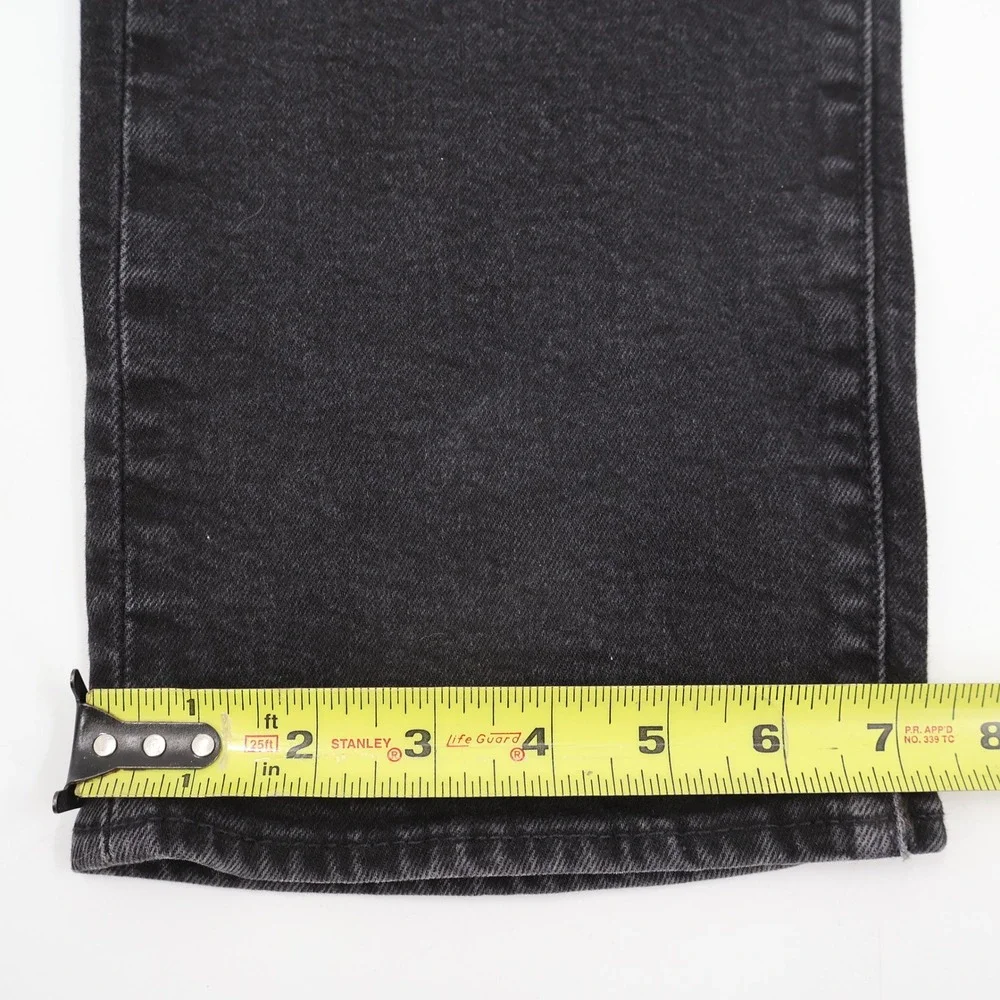 Levi's Premium Jeans Mens 34x34 Black Straight Leg Denim Big 